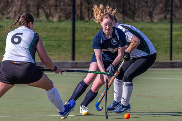 Whitby Hockey Club Ladies won 4-0 at home to Marton Furness. Photo by Brian Murfield
