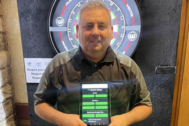 Scarborough's darts star Graham Usher won the Christmas Competition at The Flask Inn on Saturday December 13.