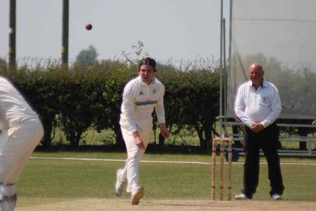 Five wickets for Chris Suddaby bowled Woodhouse Grange 1sts to victory on Saturday.. Photo by Phil Gilbank