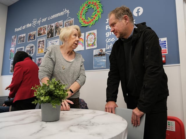 Exchanging ideas in the community centre
