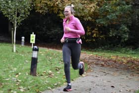 Bridlington Road Runners' Louise Taylor in action at the Sewerby parkrun on Saturday morning. PHOTOS BY TCF PHOTOGRAPHY