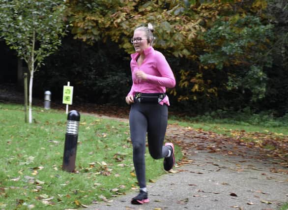 Bridlington Road Runners' Louise Taylor in action at the Sewerby parkrun on Saturday morning. PHOTOS BY TCF PHOTOGRAPHY