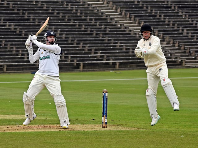 Woodhouse Grange CC hit out.