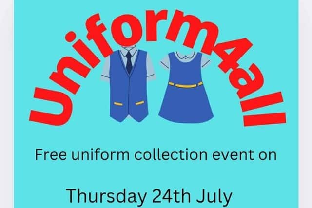 Uniform4all is a collaboration with the Salvation Army in Bridlington.