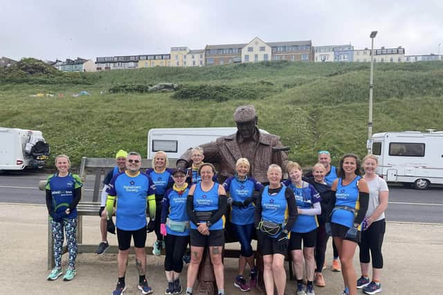 The Scarborough Athletic Club members who took on the Zero Challenge.