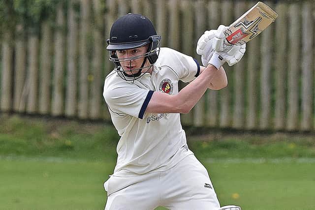 Charlie Baldwin's 49no steered Forge Valley to victory. Photo by Simon Dobson