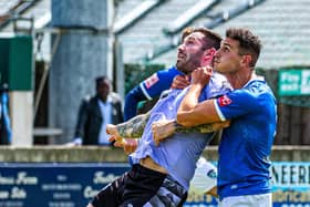 Jassem Sukar led his Whitby Town team to their first league win of the season at Matlock Town on Tuesday night. PHOTO BY BRIAN MURFIELD