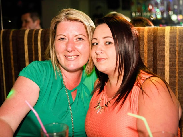 Emma and Gina starting their big night out in 2016.