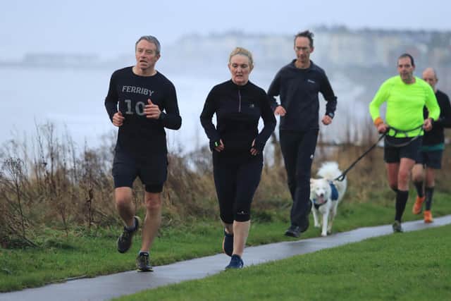 Action from Saturday morning's parkrun at Sewerby.