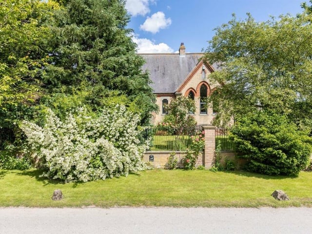 A leafy view of the attractive conversion.