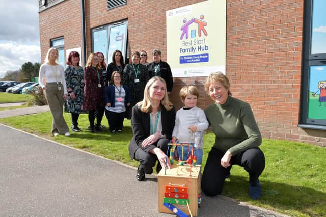 Councillor Victoria Aitken, Cabinet Member for children, families and education at Bridlington Family Hub.