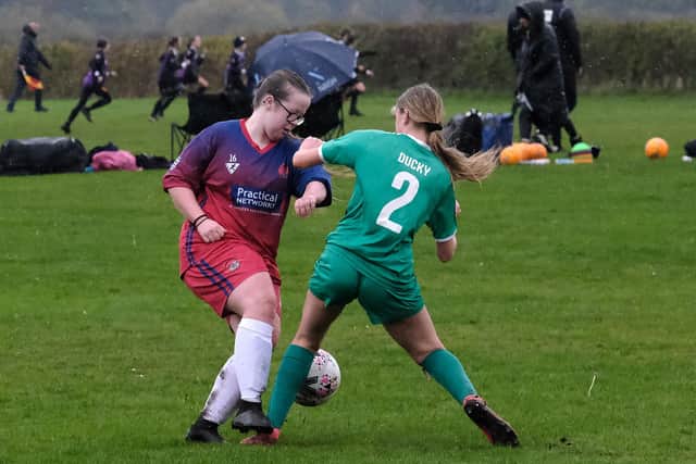 Ellie-Mae Bloomfield netted for Scarborough Ladies Under-15s in their 3-1 loss at Brooklyn