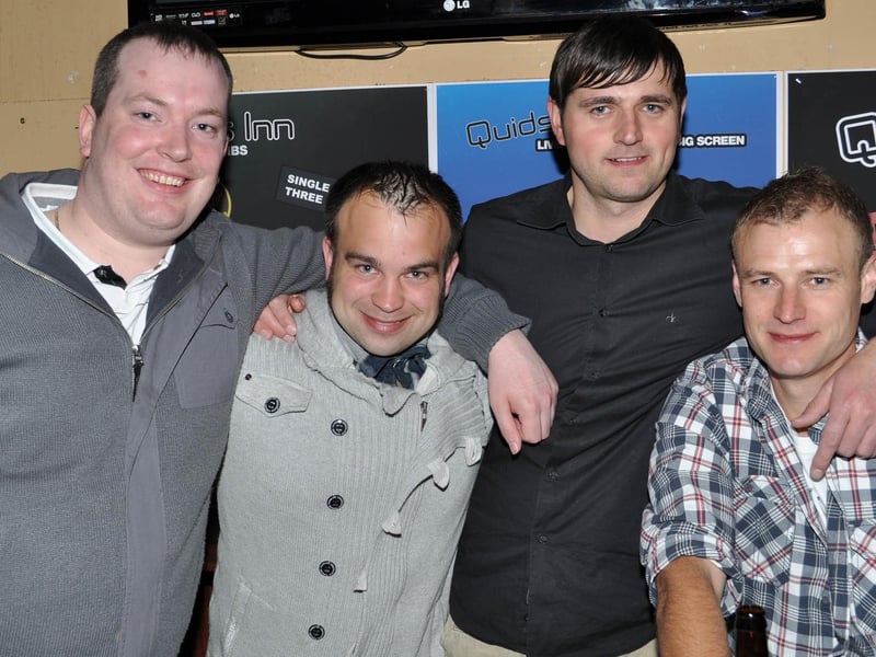 John, Matty, David and Preston in Quids Inn.
122467Q