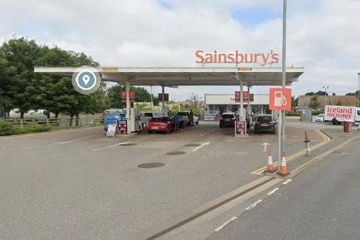 Sainsbury's, Whitby - unleaded petrol is 165.9p per litre, diesel 178.9p per litre
picture: Google images