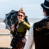 The Great Bridlington Steampunk Weekend is back and this time it is centred around the coronation of King Charles III.
. Picture By Yorkshire Post Photographer,  James Hardisty.
