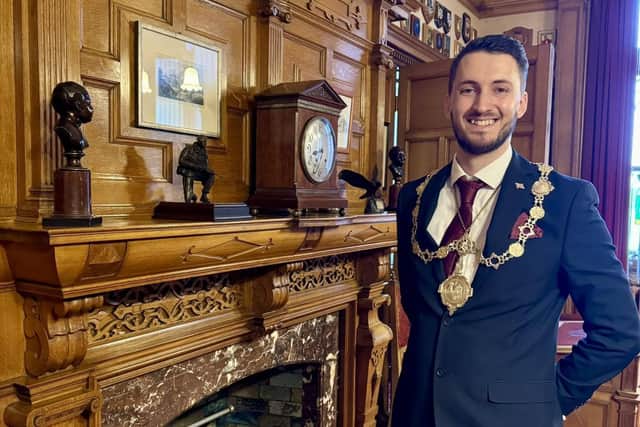 Coun Thomas Murray after Scarborough Town Council full meeting. Courtesy of T Murray.