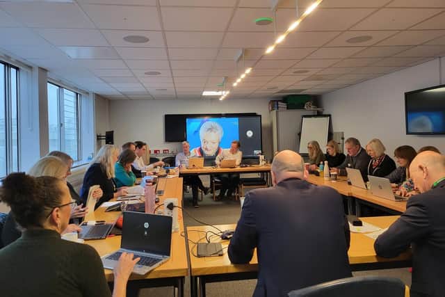 NHS York and Scarborough board meeting.