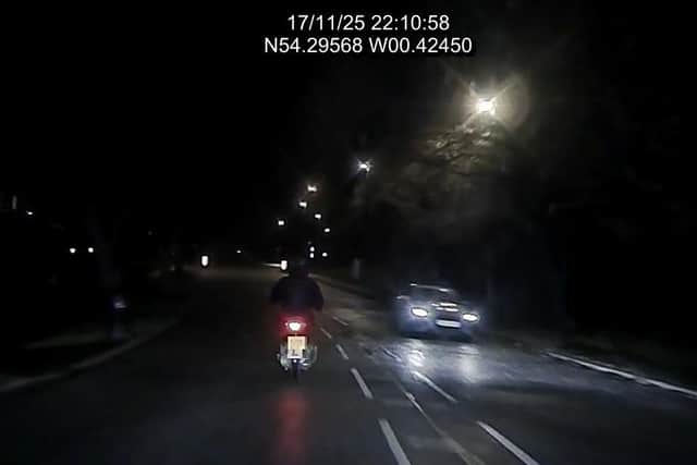 Moped rider charged after failing roadside breath test in Scarborough