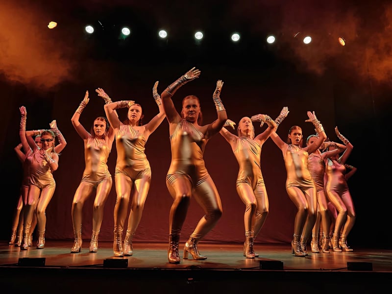 Dancers on stage.