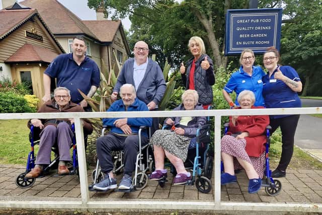 Belgrave Court in Bridlington has raised £350 for Tourettes Action.