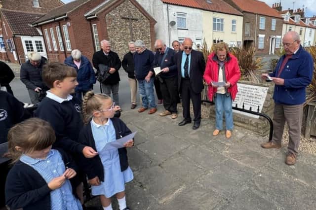 The annual commemoration and wreath laying took place on Wednesday, May 7.