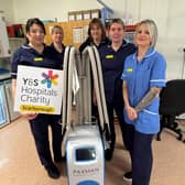Scarborough Hospital staff with the new scalp coolers.