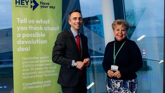 Councillor Mike Ross and Councillor Anne Handley.