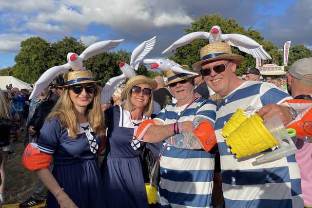 Getting into the spirit of the festival