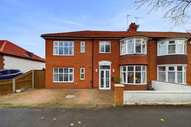 This five bedroom, three bathroom, semi-detached house is for sale with Hunters for £325,000.