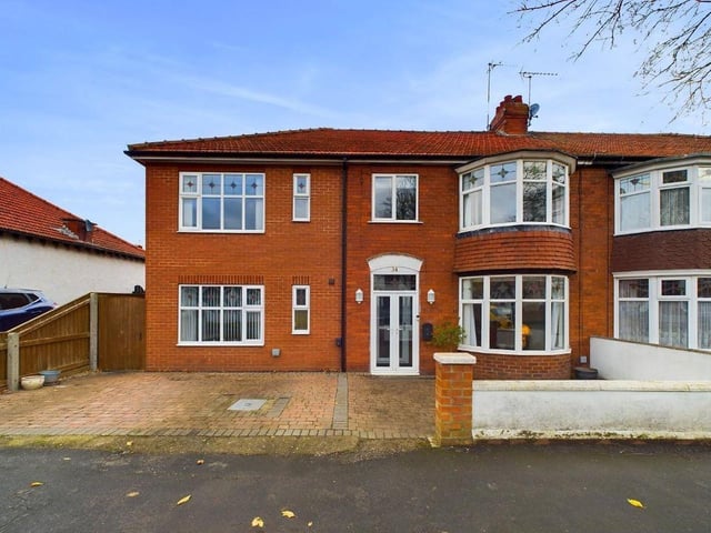 This five bedroom, three bathroom, semi-detached house is for sale with Hunters for £325,000.