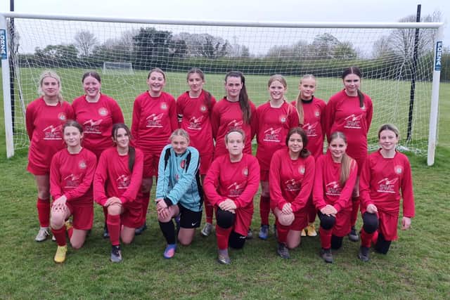 Scarborough Ladies FC Under-14s secured the league title.