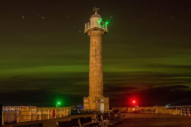 Northern Lights off Whitby, by Deborah McCarthy.
