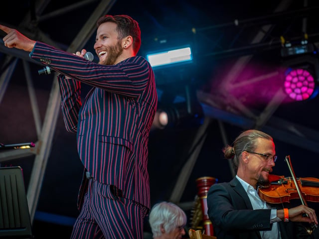 Actor and singer Joel Harper-Jackson wowed the audience.