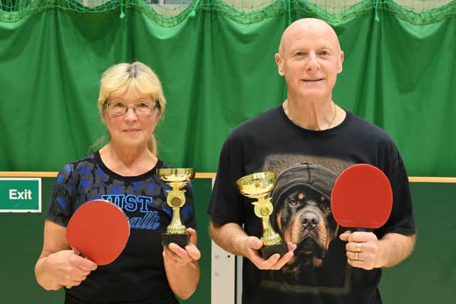 Bridlington Table Tennis League action. Photo by Tony Wigley