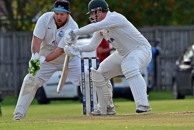 Harry Walmsley struck a vital 26no in Division A leaders Flixton's win at home to Scalby.