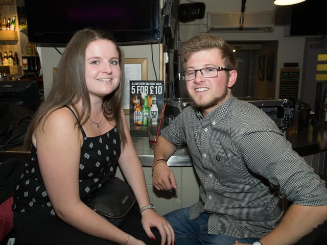 Becka & Sam chilling in The Mist Bar.