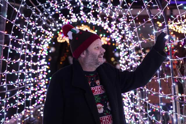 Nigel Watkinson, 56, has transformed his garden in Scarborough, into a winter wonderland and has opened it to visitors.