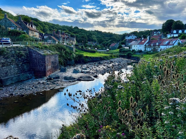Sandsend, by Carys Tew.