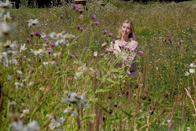 Eleanor Alice Hawkes surrounded by nature
