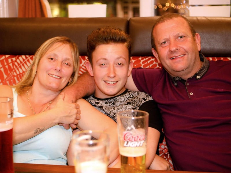 Chris, Regan and Andrew enjoying a family outing to The Commercial