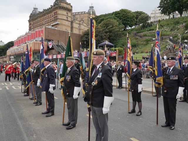 The standards ready for inspection