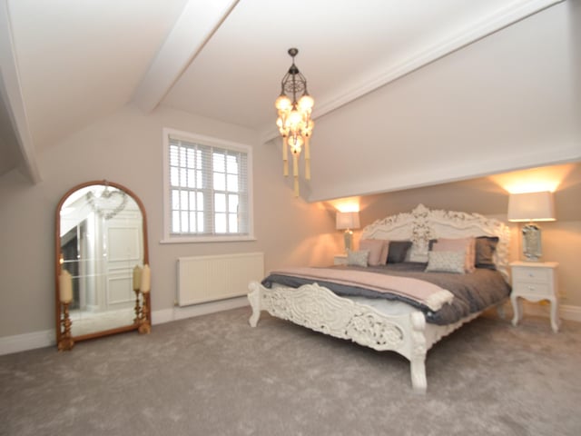 Another of the property's sizeable bedrooms.
