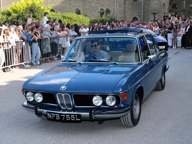 Some stylish cars at the prom night. picture: Richard Ponter