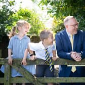 Terrington Hall youngsters with head Huw Thomas.