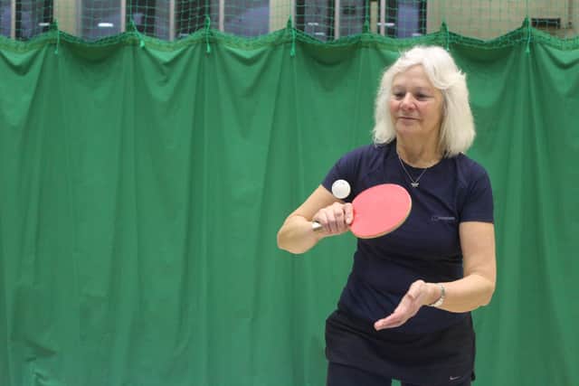 Sandie Edwards scored a brace for Quality Service in Division Two.