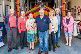 The money was donated by the West Yorkshire branch of the Vintage Tractor and Engine club in memory of Paul Thompson. Photo by Rod Newton