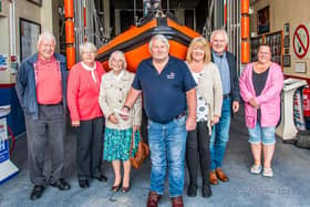 The money was donated by the West Yorkshire branch of the Vintage Tractor and Engine club in memory of Paul Thompson. Photo by Rod Newton