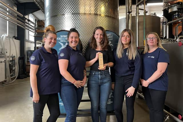 L to R Amy Couch, Amy Teasdale, Jenni Ashwood, Libby Arnell and Claire Ball