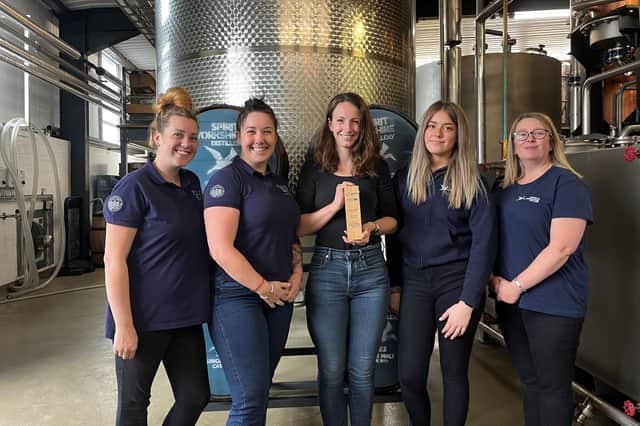 L to R Amy Couch, Amy Teasdale, Jenni Ashwood, Libby Arnell and Claire Ball
