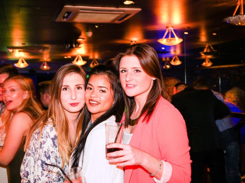 Laura, Amelia & Chelsea looking glamorous in Blue Lounge.